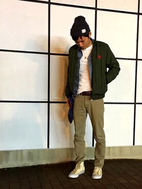 「BAYFLOW(BAYFLOW)」｜「アイテム（デニムジャケット）」を使った、RYOさん（メンズ・169cm）の秋コーディネート