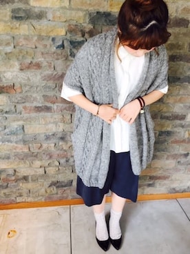 「Praise（プレイズ）のアイテム」を使った、r  i c a .さん（レディース・151cm）の秋コーディネート