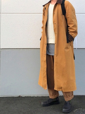 「セットアップ風」｜「アイテム（その他アウター）」を使った、だいちゃん☆さん（メンズ・174cm）の秋コーディネート