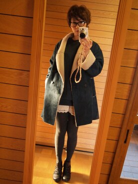 晴れのちさん（レディース・163cm）の冬コーディネート