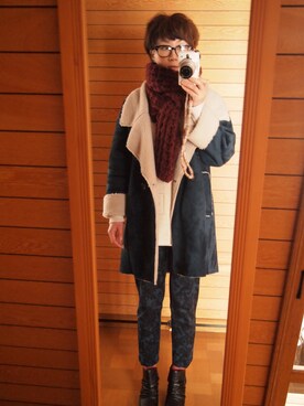 晴れのちさん（レディース・163cm）の冬コーディネート