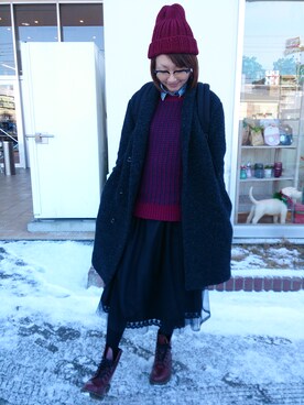 晴れのちさん（レディース・163cm）の冬コーディネート