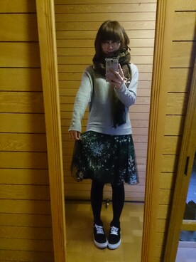 晴れのちさん（レディース・163cm）の冬コーディネート