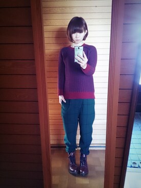 晴れのちさん（レディース・163cm）の冬コーディネート