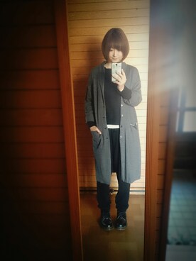 「pas de calais（パドカレ）のアイテム（パンツ）」を使った、晴れのちさん（レディース・163cm）の秋コーディネート