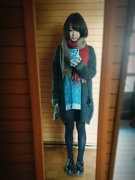 「LUCA/LADY LUCK LUCA（ルカ/レディラックルカ）のアイテム（ワンピース/ドレス）」を使った、晴れのちさん（レディース・163cm）の秋コーディネート