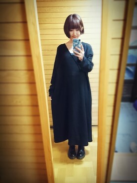 「ウール素材」｜晴れのちさん（レディース・163cm）の冬コーディネート