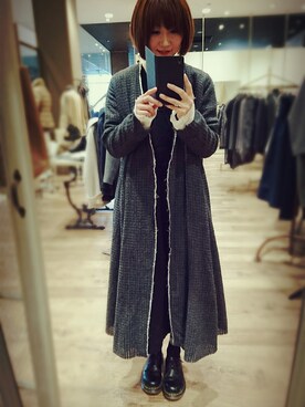 「pas de calais（パドカレ）のアイテム（ジャケット/アウター）」を使った、晴れのちさん（レディース・163cm）の冬コーディネート