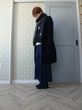 「pas de calais（パドカレ）のアイテム（ジャケット/アウター）」を使った、晴れのちさん（レディース・163cm）の秋コーディネート