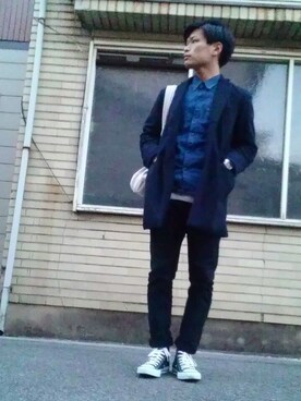 naoさん（メンズ・166cm）の冬コーディネート