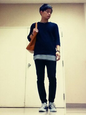 naoさん（メンズ・166cm）の春コーディネート