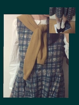 「LIGHT ON THE PATH（ライトオンザパス）のアイテム（レッグウェア）」を使った、ゆさん（レディース・158cm）の秋コーディネート