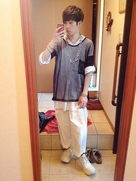 「dressshirt」｜ちゃらまささん（メンズ・175cm）の春コーディネート