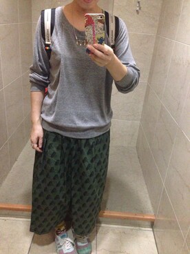 kanさん（レディース・156cm）の秋コーディネート