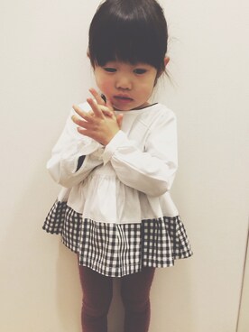 RinoRihiさん（キッズ・90cm）の冬コーディネート