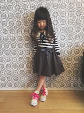 RinoRihiさん（キッズ・100cm）の春コーディネート