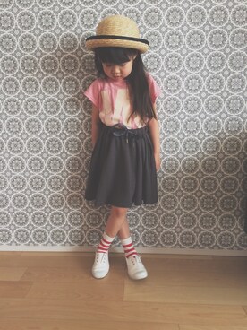 RinoRihiさん（キッズ・100cm）の春コーディネート