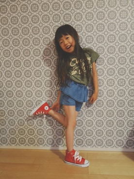 RinoRihiさん（キッズ・110cm）の夏コーディネート