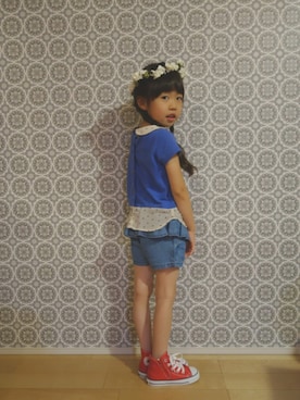 RinoRihiさん（キッズ・110cm）の夏コーディネート