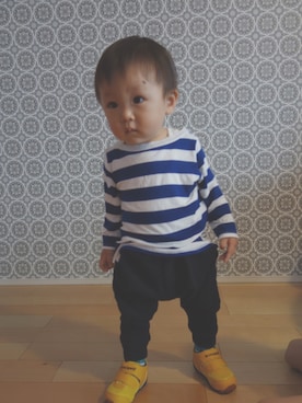 RinoRihiさん（キッズ・70cm）の夏コーディネート