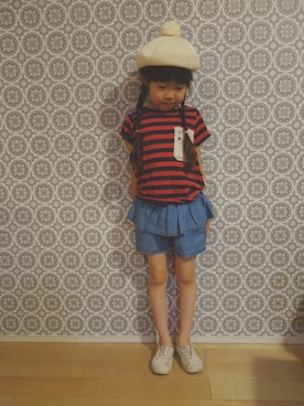 RinoRihiさん（キッズ・110cm）の夏コーディネート