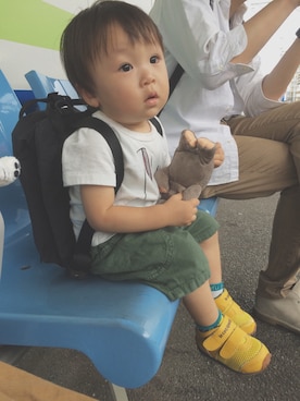 RinoRihiさん（キッズ・80cm）の秋コーディネート