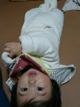 「GAP（ギャップ）のアイテム（その他）」を使った、so_soさん（キッズ・60cm）の秋コーディネート