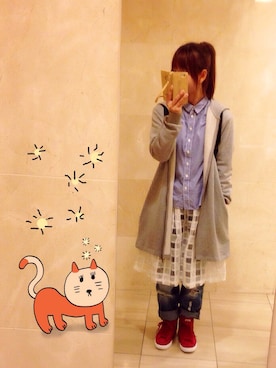「aiko」｜「アイテム（その他アウター）」を使った、コダさん（レディース・154cm）の春コーディネート