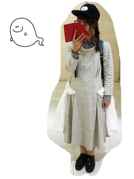 「yuni」｜「アイテム（帽子）」を使った、コダさん（レディース・154cm）の秋コーディネート