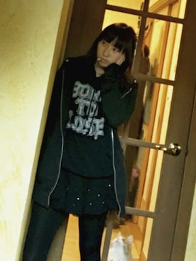 「ALGONQUINS（アルゴンキン）のアイテム（ワンピース/ドレス）」を使った、八咫さん（レディース・155cm）の春コーディネート