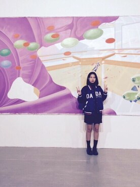 「DADA（ダダ）のアイテム」を使った、Wさん（レディース・165cm）の冬コーディネート