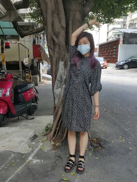 「planet（planet）のアイテム（ワンピース/ドレス）」を使った、wslさん（レディース・154cm）の夏コーディネート