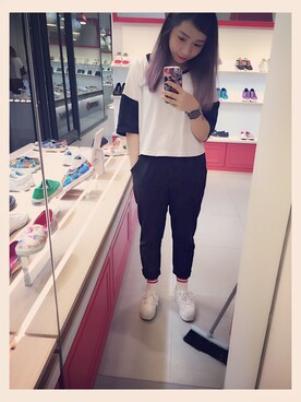 「planet（planet）のアイテム（Tシャツ/カットソー）」を使った、wslさん（レディース・154cm）の夏コーディネート