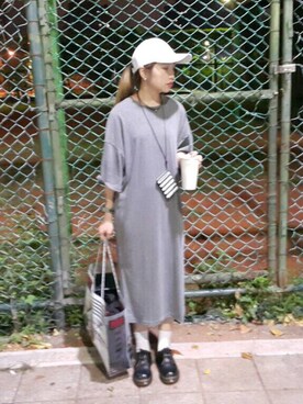 「Itmania（Itmania）のアイテム」を使った、wslさん（レディース・154cm）の秋コーディネート