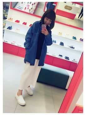 「pizza cut five（ピザカットファイブ）のアイテム（パンツ）」を使った、wslさん（レディース・154cm）の冬コーディネート