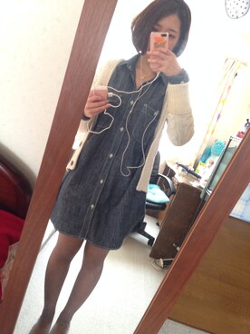 「Soareak（ソアリーク）のアイテム（アクセサリー）」を使った、Kaoさん（レディース・157cm）の冬コーディネート