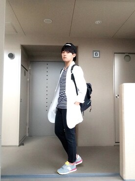 「TOMMY（トミー）のアイテム（キャップ）」を使った、yutoさん（メンズ・167cm）の夏コーディネート