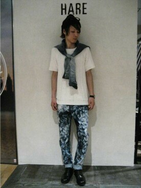 大出 貴文 HAREさん（メンズ・174cm）の春コーディネート