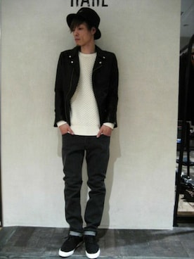 大出 貴文 HAREさん（メンズ・174cm）の冬コーディネート