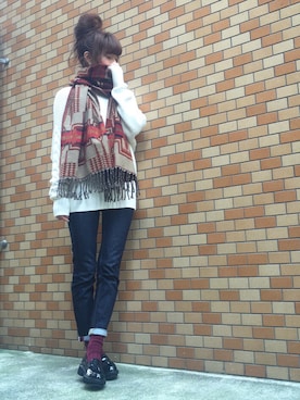 Tu--chanさん（レディース・160cm）の冬コーディネート