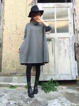 Tu--chanさん（レディース・160cm）の冬コーディネート