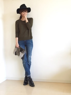 Tu--chanさん（レディース・160cm）の冬コーディネート