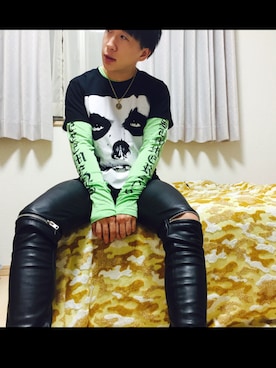 「BIGBANG」｜N1COLEさん（メンズ・165cm・20代）の夏コーディネート