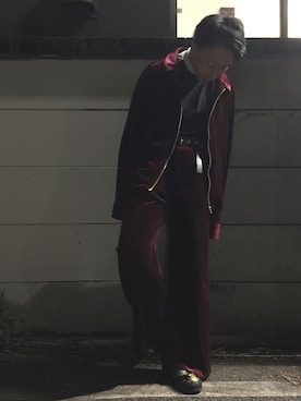 「SpRay（スプレイ）のアイテム（パンツ）」を使った、N1COLEさん（メンズ・165cm）の秋コーディネート