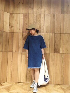 Ciaopanic Typy チャオパニックティピー の デニムフリンジワンピース ワンピース Wear