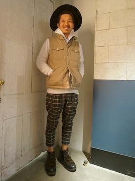 TK 渋谷明治通り店 STAFFさん（メンズ・175cm）の冬コーディネート