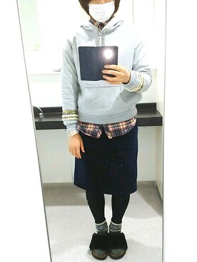 「研究室」｜ひやまさん（レディース・163cm）の冬コーディネート