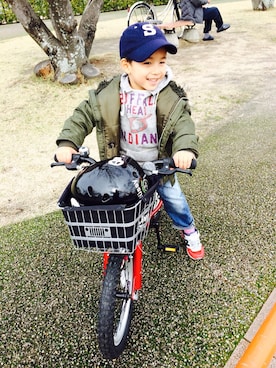 r8さん（キッズ・100cm）の冬コーディネート