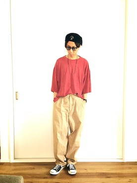 「コンバース ジャックパーセル」｜TAKAさん（メンズ・175cm）の秋コーディネート