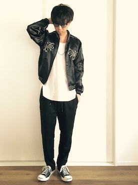 「コンバース ジャックパーセル」｜TAKAさん（メンズ・175cm）の秋コーディネート